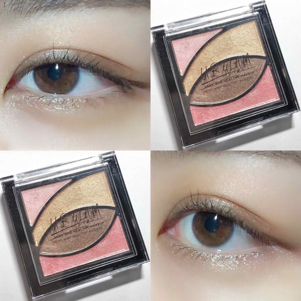UR GLAM　VELVET EYE COLOR PALETTE/U R GLAM/アイシャドウパレットを使ったクチコミ（3枚目）