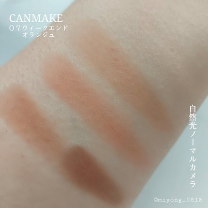 パーフェクトマルチアイズ/キャンメイク/アイシャドウパレットを使ったクチコミ(5枚目)