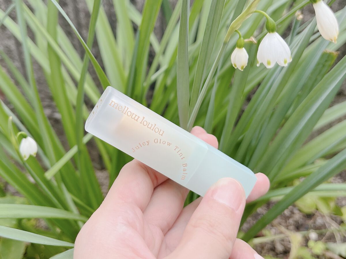 ジューシーグロウティントバーム/mellow loulou/リップバームを使ったクチコミ（2枚目）