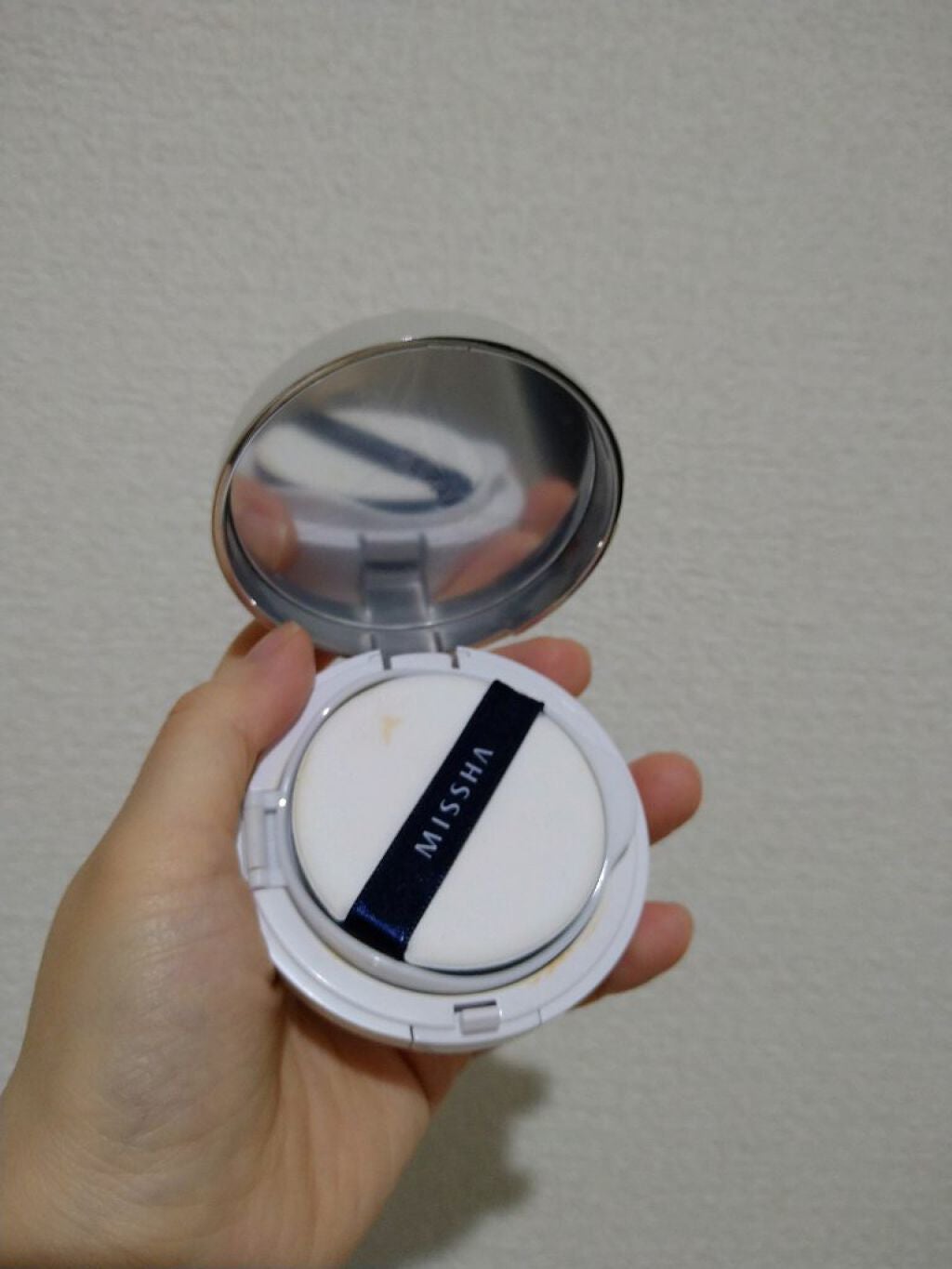 M クッション ファンデーション(モイスチャー)/MISSHA/クッションファンデーションを使ったクチコミ(2枚目)