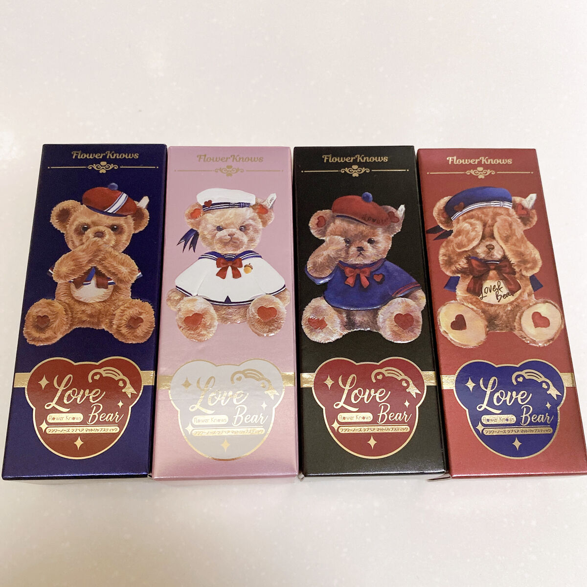Love Bear マットリップスティック/FlowerKnows/口紅を使ったクチコミ（1枚目）