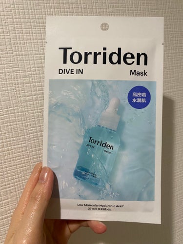 Torriden トリデン ダイブイン マスクのクチコミ「🩵🩵🩵🐬🐳💧💦💎🐬🐳💧💦💎🩵🩵

Torriden
ダイブイン マスク 3枚入り

みずみずし.....」（2枚目）