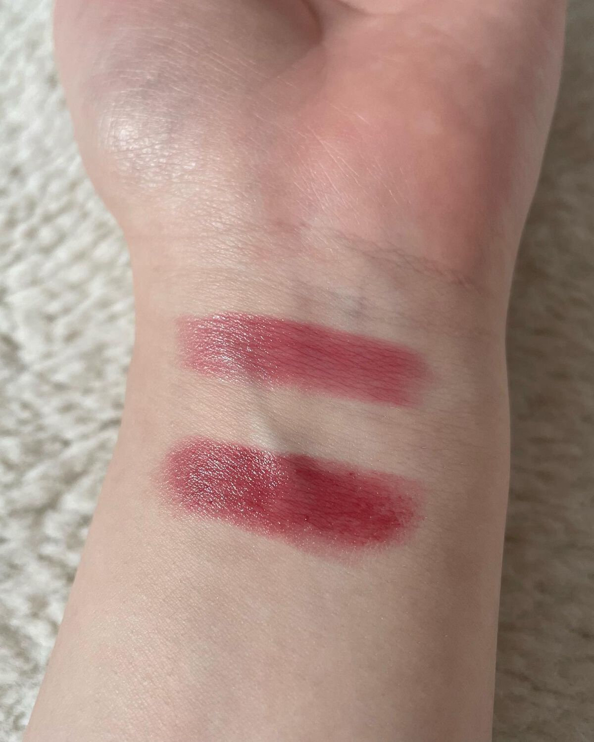 グッチ ルージュ ア レーヴル ヴォワル/GUCCI beauty/口紅を使ったクチコミ(5枚目)