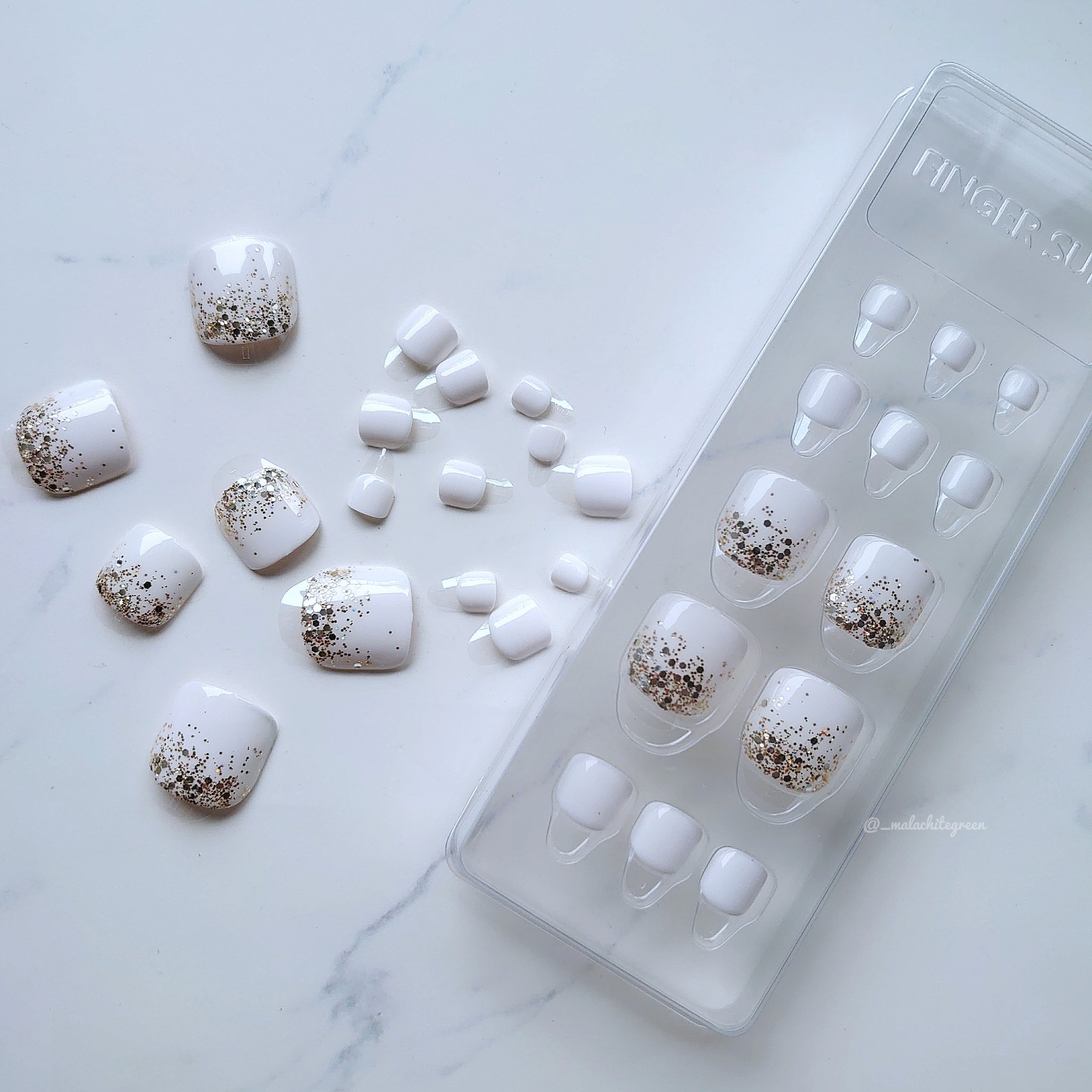 フットネイルチップ Beauty/FINGER SUIT/ネイルチップ・パーツを使ったクチコミ（3枚目）