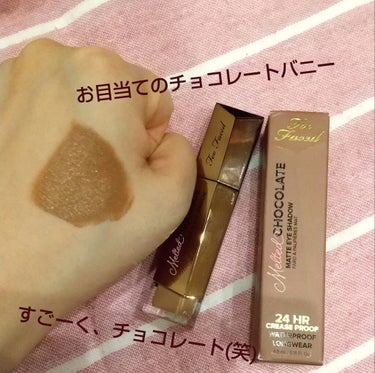 メルテッド チョコレート マット アイシャドウ/Too Faced/リキッドアイシャドウを使ったクチコミ（3枚目）