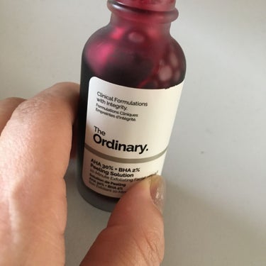 AHA 30% + BHA 2% Peeling Solution/The Ordinary/ピーリングを使ったクチコミ（3枚目）