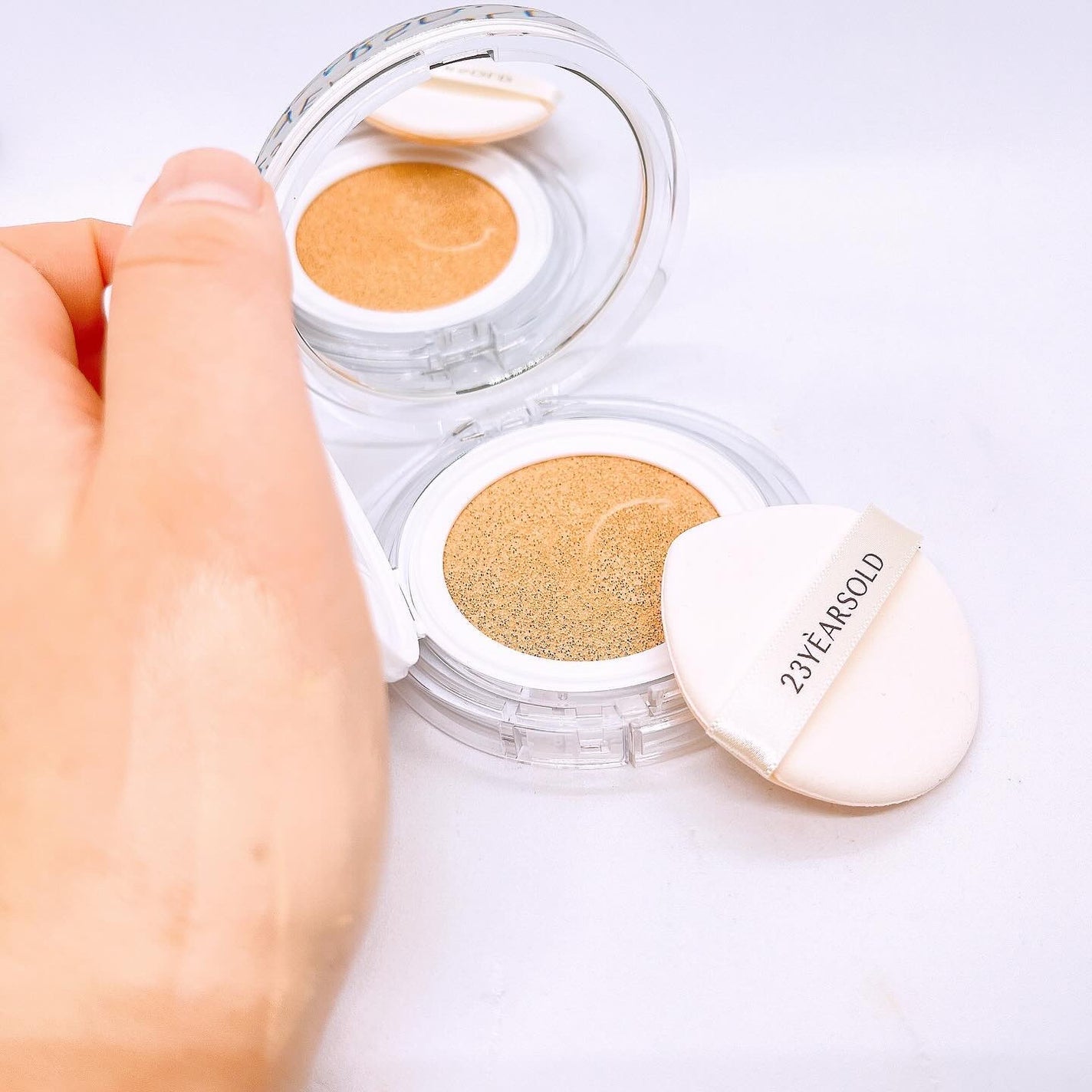 ハートリーフシーンカバークッション/23years old/クッションファンデーションを使ったクチコミ(7枚目)