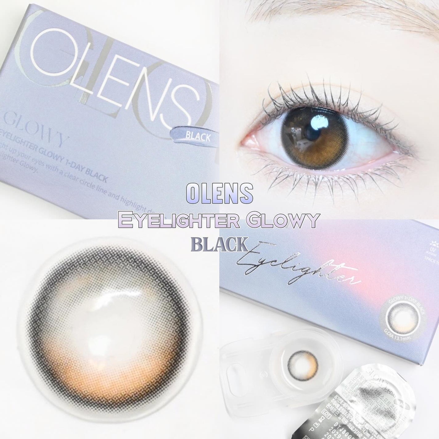 Glowy 1day/OLENS/ワンデー(1DAY)カラコンを使ったクチコミ(1枚目)