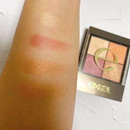 リアルクローズシャドウ/excel/アイシャドウパレットを使ったクチコミ(2枚目)