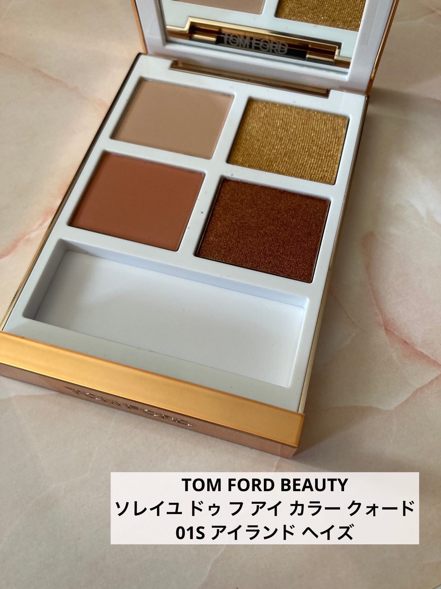 ソレイユ ドゥ フ アイ カラー クォード/TOM FORD BEAUTY/アイシャドウパレットを使ったクチコミ(1枚目)