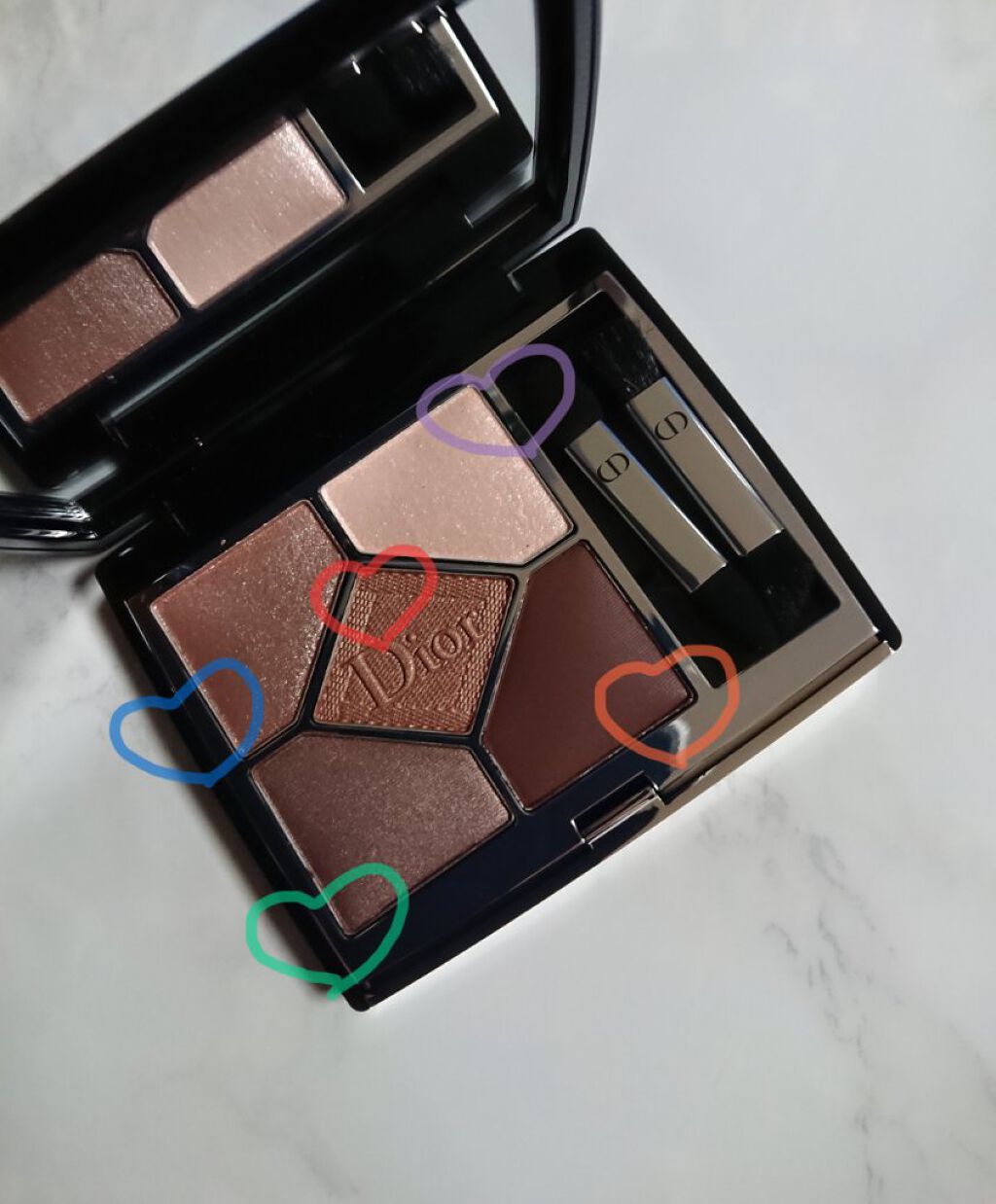【旧】サンク クルール クチュール/Dior/アイシャドウパレットを使ったクチコミ（2枚目）