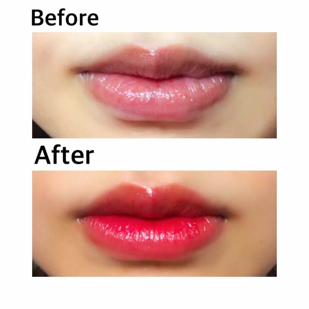 ディアダーリン ウォータージェルティント (アイスティント)/ETUDE/口紅を使ったクチコミ(3枚目)