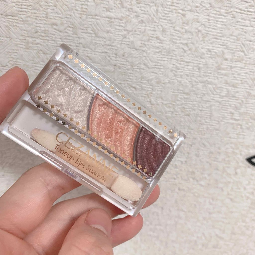 トーンアップアイシャドウ/CEZANNE/アイシャドウパレットを使ったクチコミ（1枚目）