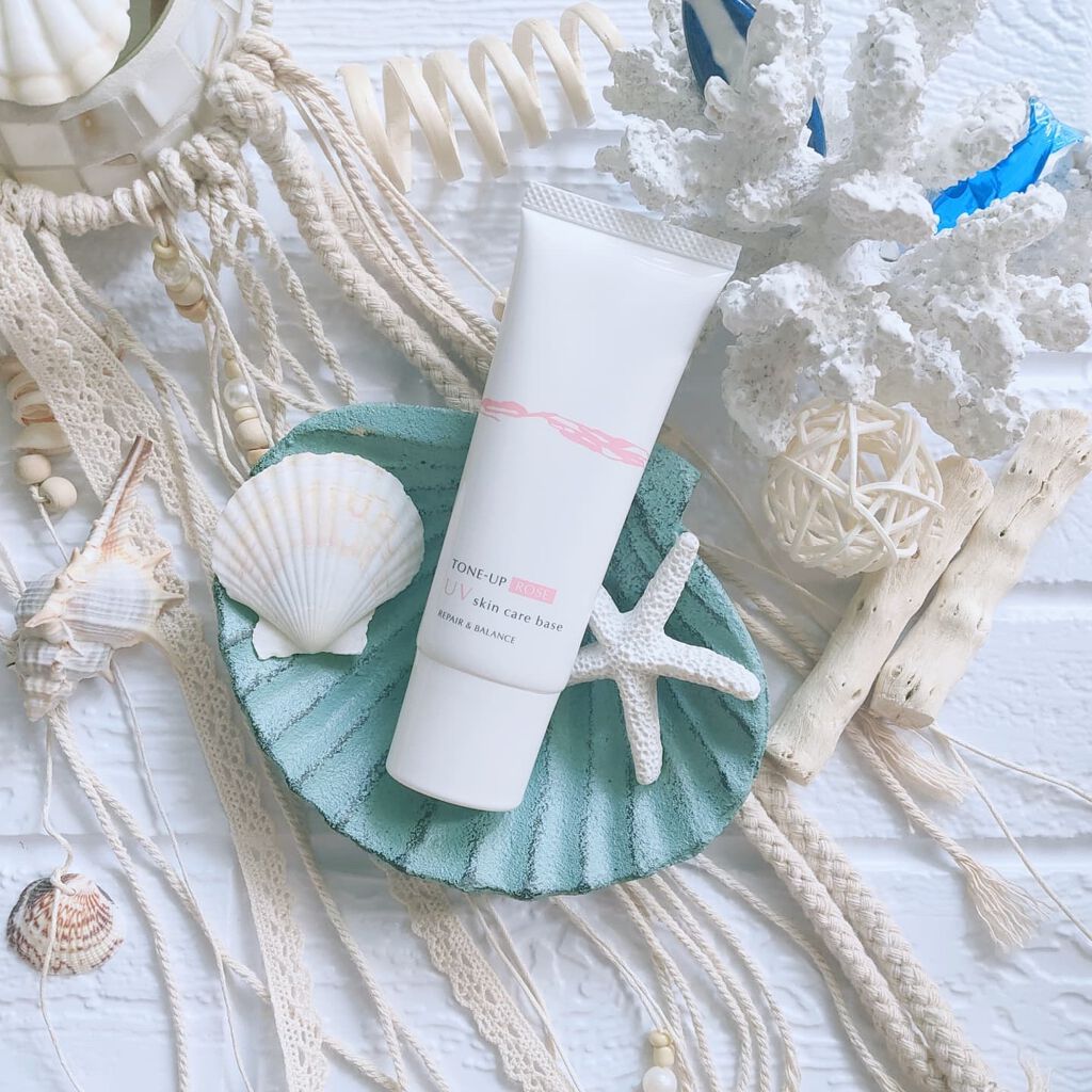 リペア&バランス スキンケアUVベース<トーンアップローズ>/Repair&Balance/日焼け止めクリームを使ったクチコミ(2枚目)