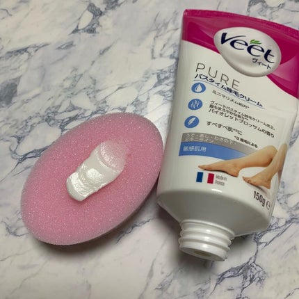 バスタイム除毛クリーム 敏感肌用/Veet/除毛クリームを使ったクチコミ(2枚目)