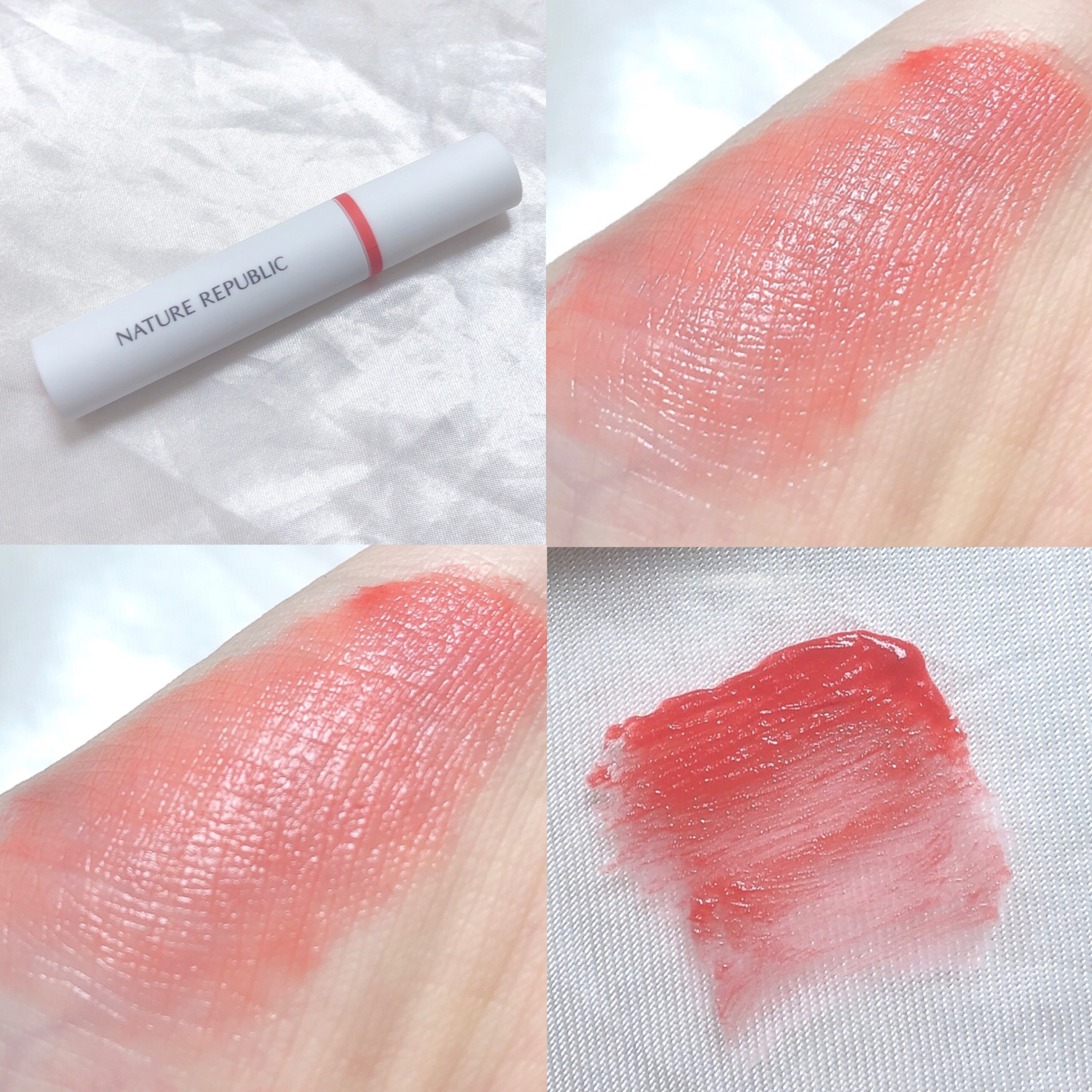 バイフラワートリプルムースティント/ネイチャーリパブリック/リップティントを使ったクチコミ（2枚目）