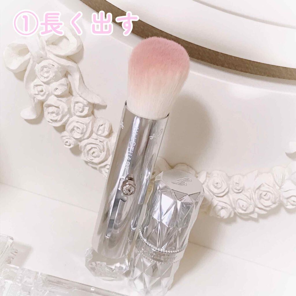 チークカラー ブラシ/JILL STUART/メイクブラシを使ったクチコミ(2枚目)