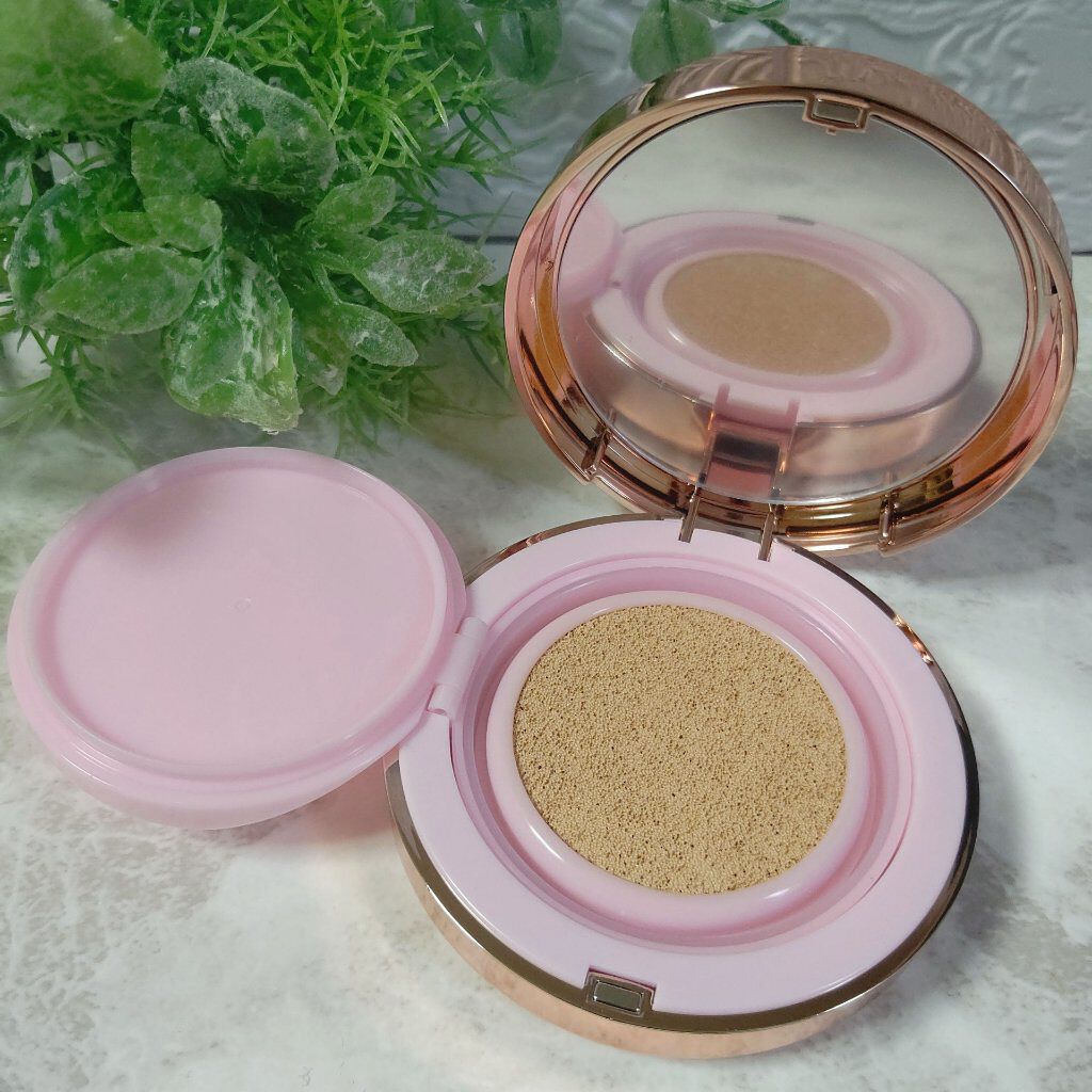 ピンクティーツリーカバークッション/APLIN/クッションファンデーションを使ったクチコミ（3枚目）