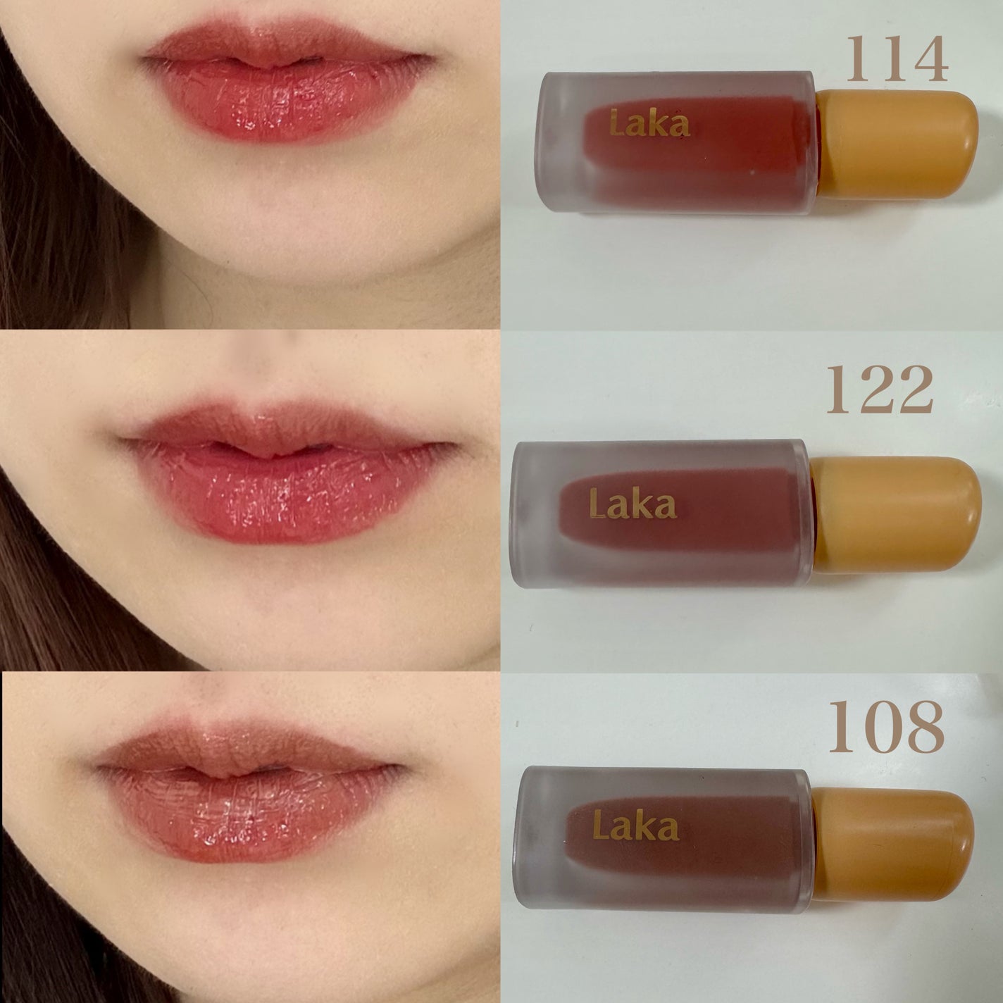 フルーティーグラムティント/Laka/リップティントを使ったクチコミ(2枚目)