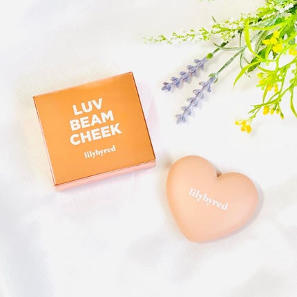 Luv Beam Cheek/lilybyred/パウダーチークを使ったクチコミ(3枚目)