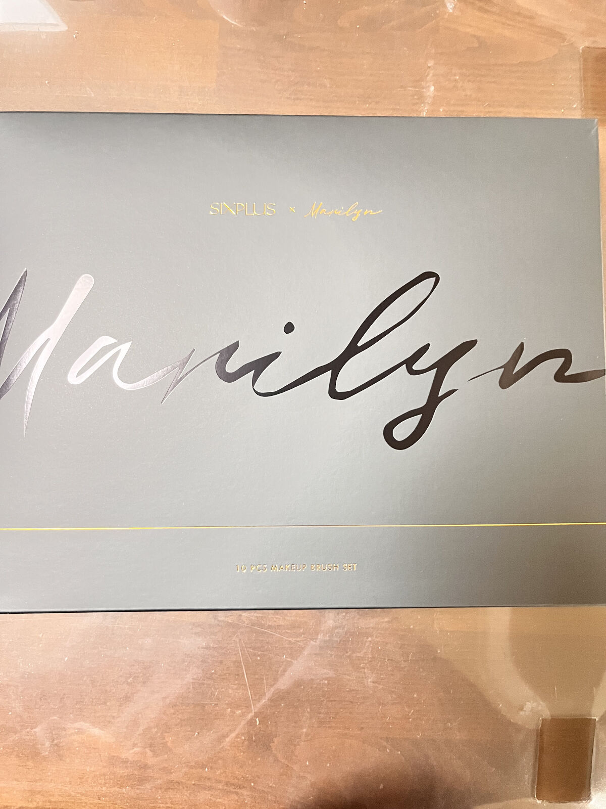 SIXPLUS X MARILYN 10本メイクアップブラシセット/SIXPLUS/メイクブラシを使ったクチコミ（2枚目）