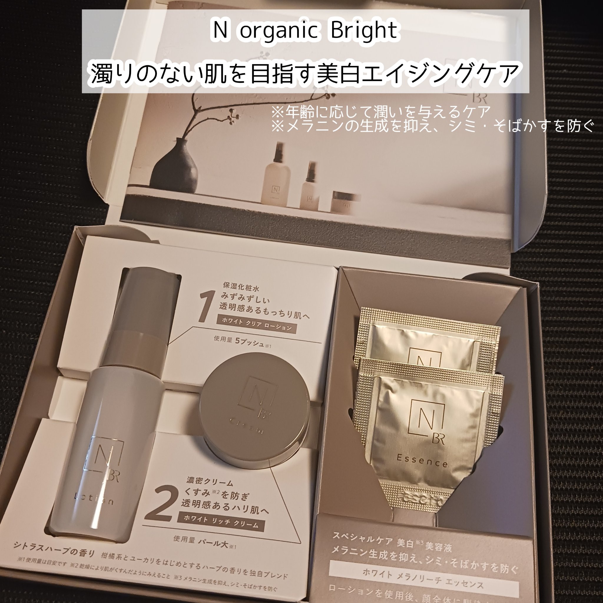 N organic Bright ホワイト リッチ クリーム/Ｎ organic/フェイスクリームを使ったクチコミ（1枚目）