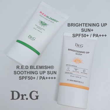 いつもご覧頂きありがとうございます♥️

本日は

Dr.G

☆R.E.D BLEMISH® SOOTHING UP SUN
　SPF50+ / PA++++
☆BRIGHTENING UP SUN+