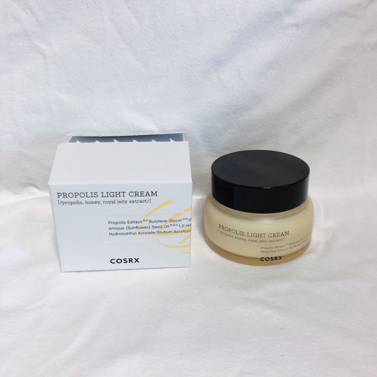 フルフィットプロポリスライトクリーム/COSRX/フェイスクリームを使ったクチコミ（2枚目）