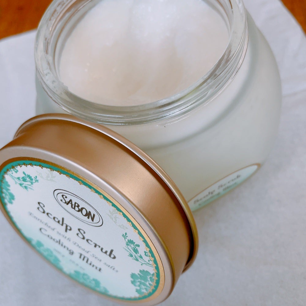 ヘッドスクラブ リフレッシング(ミント)/SABON/ヘッドスクラブを使ったクチコミ(2枚目)