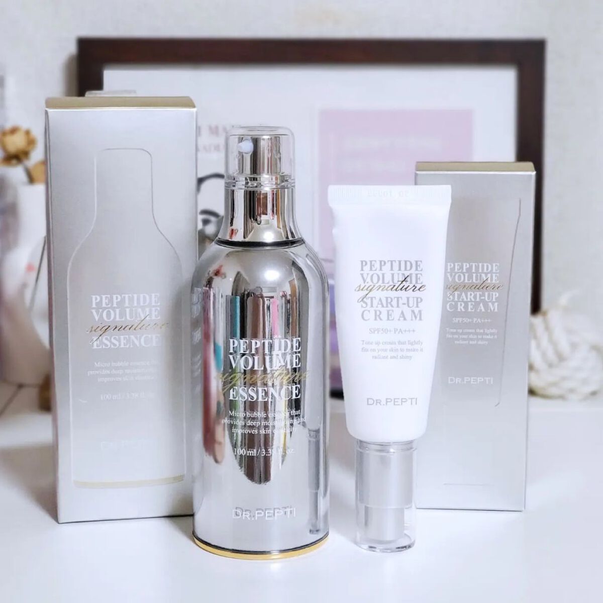 試してみた】ペプチド ボリューム シグネチャーエッセンス DR.PEPTIの