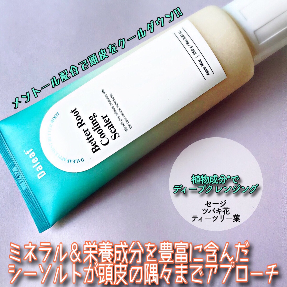 アップルミントクーリングスケーラー/Daleaf/頭皮ケアを使ったクチコミ（3枚目）