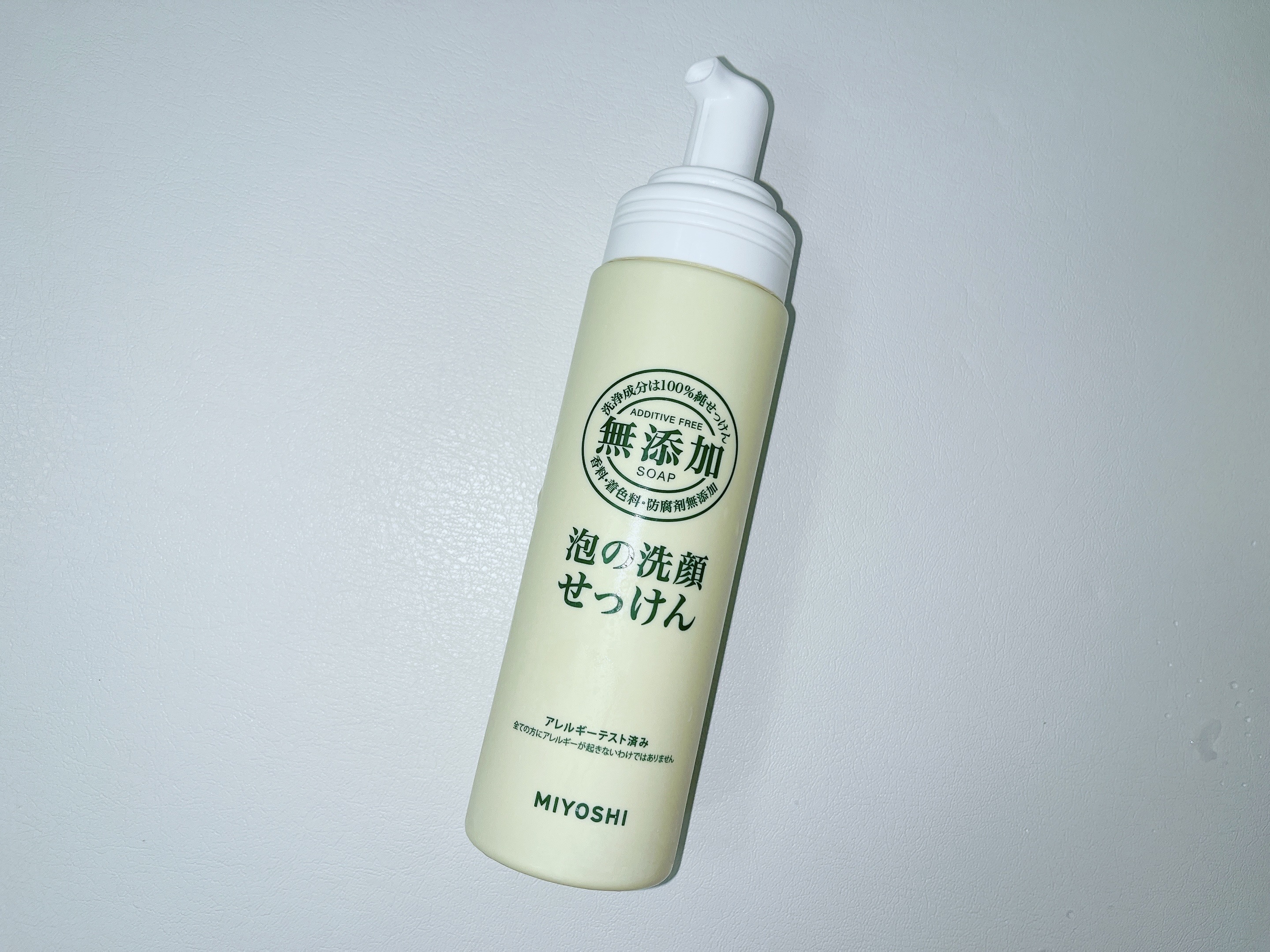 無添加 泡の洗顔せっけん/ミヨシ/泡洗顔を使ったクチコミ（1枚目）