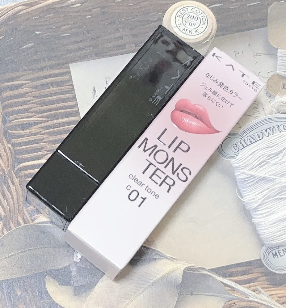 リップモンスター クリアトーン/KATE/口紅を使ったクチコミ（2枚目）