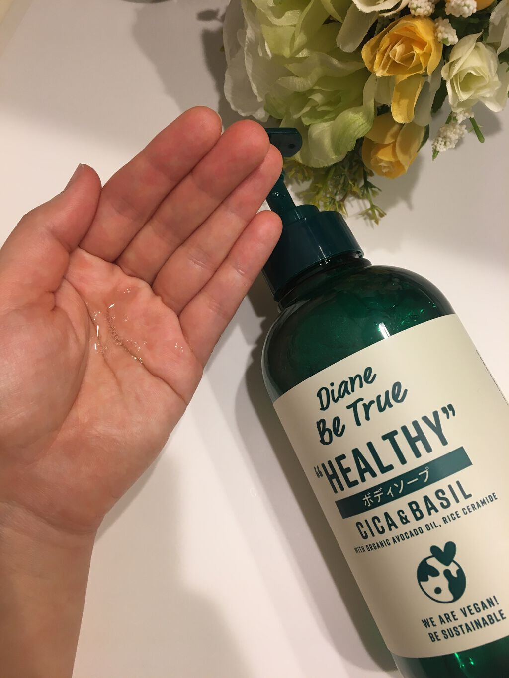 Diane Be True（ダイアンビートゥルー）マイルドモイスチャー ボディソープ  本体400ml/ダイアンビートゥルー/ボディソープを使ったクチコミ（3枚目）