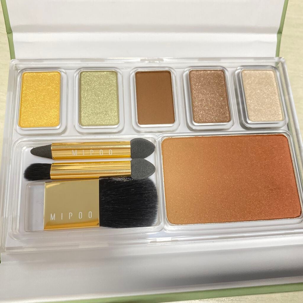 アイシャドウ&チーク/MiPOO/アイシャドウパレットを使ったクチコミ(3枚目)