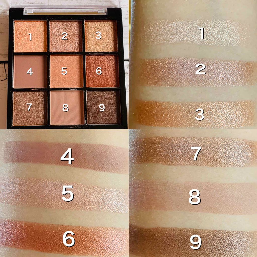 UR GLAM　BLOOMING EYE COLOR PALETTE/U R GLAM/アイシャドウパレットを使ったクチコミ（2枚目）