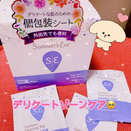 フェミニンクレンジングワイプ ノーマルスキン/Summer's Eve(サマーズイブ)/デリケートゾーンケアを使ったクチコミ(1枚目)