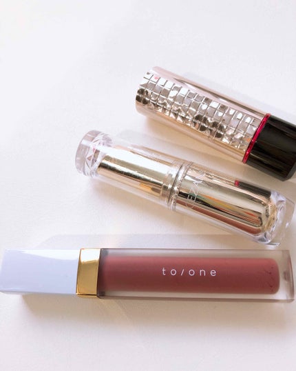 ラスティンググロスリップ/CEZANNE/口紅を使ったクチコミ(1枚目)