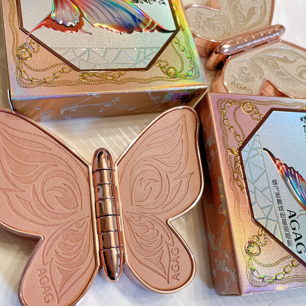 バタフライアイシャドウパレット/AGAG/アイシャドウパレットを使ったクチコミ（2枚目）