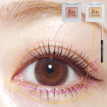 MIHO@アイメイクの人 on LIPS 「.#今日のメイク🫧一眼レフ×自然光で撮影📸&beのクリームアイ..」(5枚目)