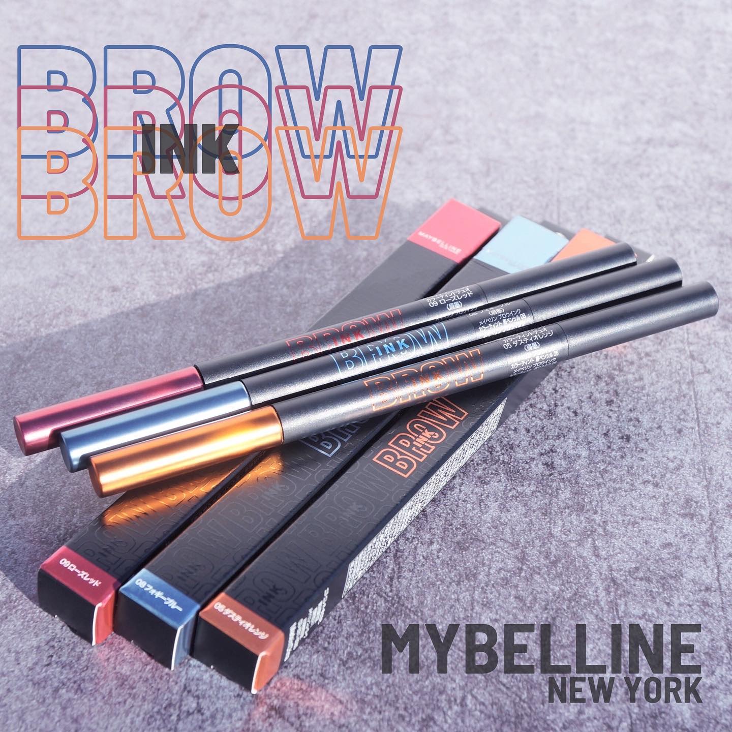 ブロウインク カラーティントデュオ/MAYBELLINE NEW YORK/眉ティントを使ったクチコミ（1枚目）