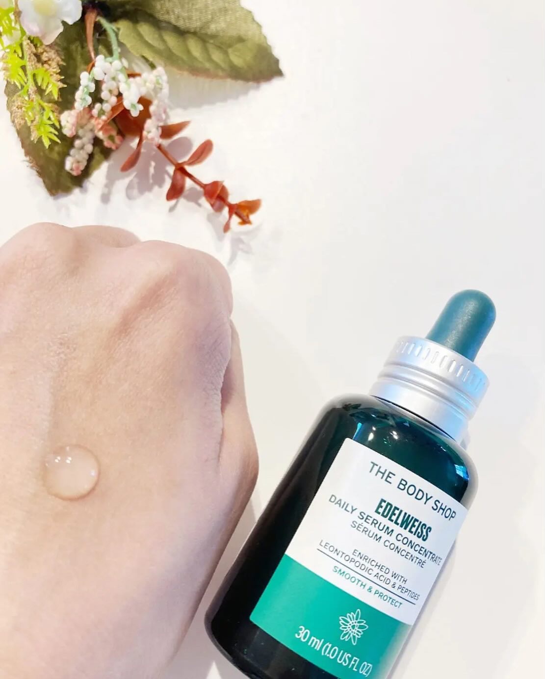 EDW コンセントレート セラム/THE BODY SHOP/美容液を使ったクチコミ（3枚目）