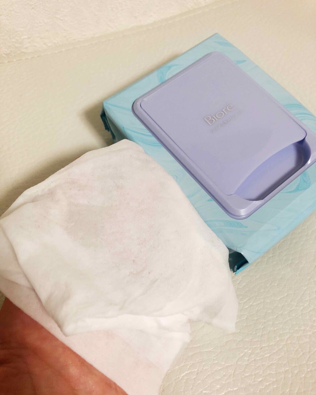 クリアふきとりシート/ビオレ/クレンジングシートを使ったクチコミ（3枚目）