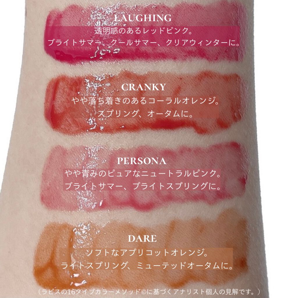 デューイ グロウ リップ ティント/NAMING./リップティントを使ったクチコミ(4枚目)