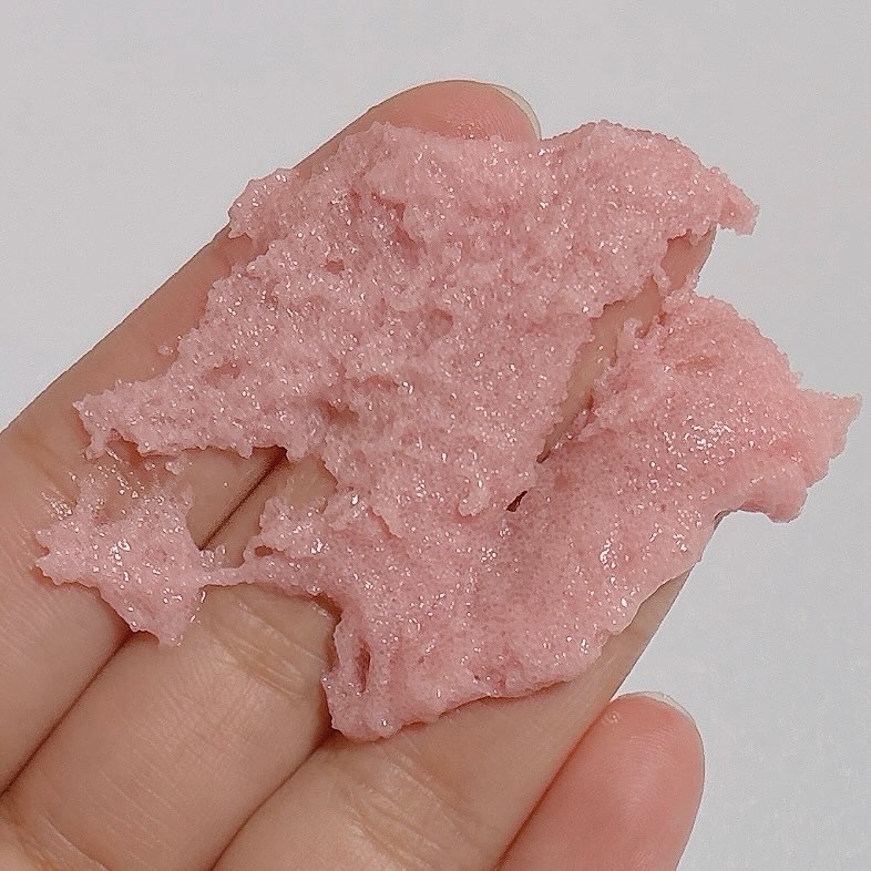 Q+Me スウィート ボム タラソ スクラブ/AGARISM/バスト・ヒップケアを使ったクチコミ（3枚目）