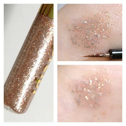 グリッターイルミネーションライナー/CipiCipi/リキッドアイライナーを使ったクチコミ(2枚目)