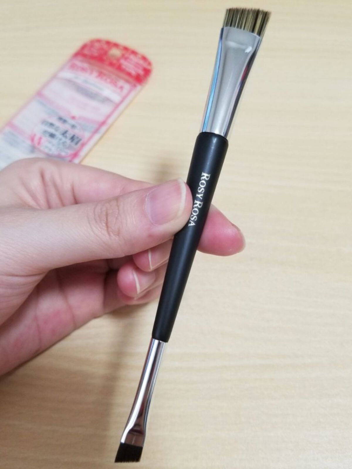 ダブルエンドアイブロウブラシ スマッジタイプ/ロージーローザ/メイクブラシを使ったクチコミ（2枚目）