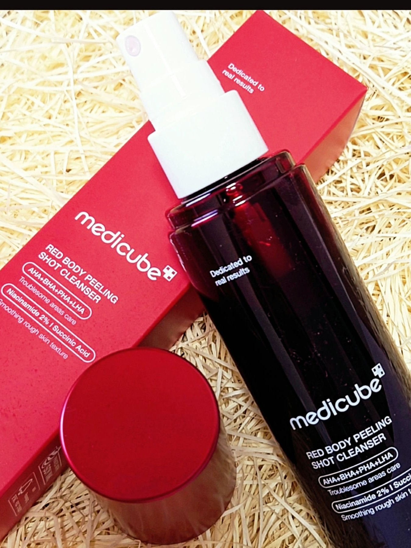 レッドアクネ ボディピーリングショット/MEDICUBE/ピーリングを使ったクチコミ(5枚目)