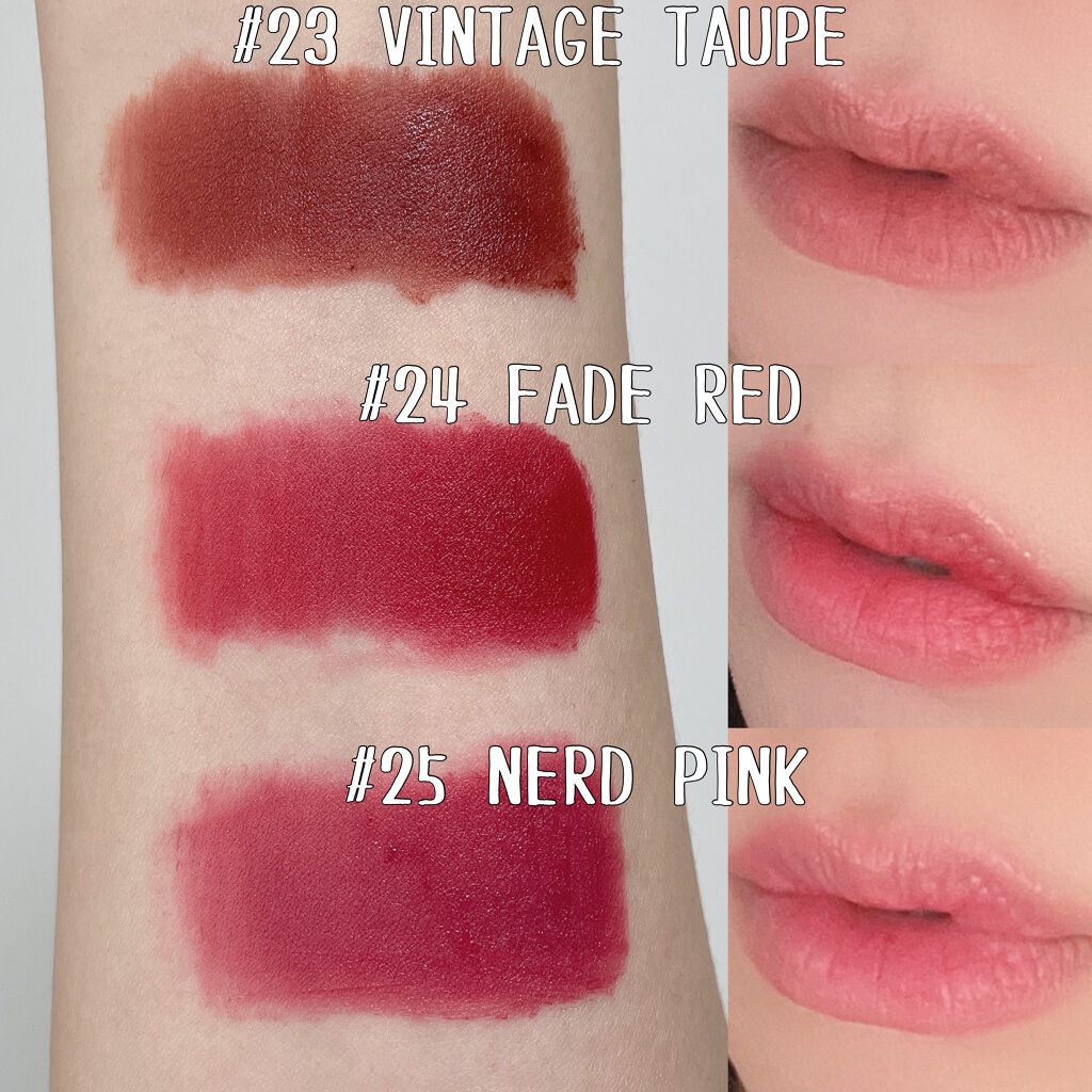 ゼロベルベットティント/rom&nd/リップティントを使ったクチコミ（3枚目）