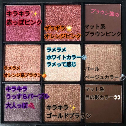 UR GLAM BLOOMING EYE COLOR PALETTE/U R GLAM/アイシャドウパレットを使ったクチコミ(2枚目)